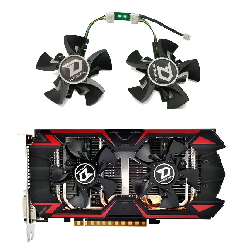 New for DATALAND  R9 380 285 DC Graphics Video Card Cooling Fan GA81O2U