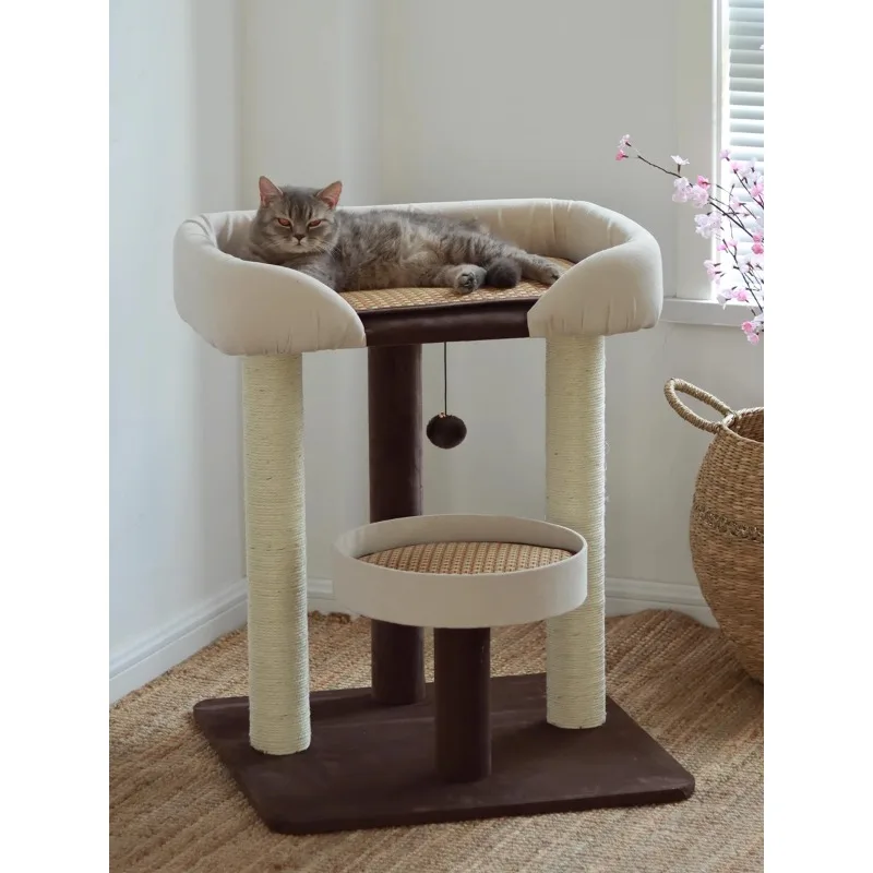 

Internet Celebrity Big Bed Nest Cat Tree Integrated Climbing Frame Large Muppet Maine Sisal Pillar