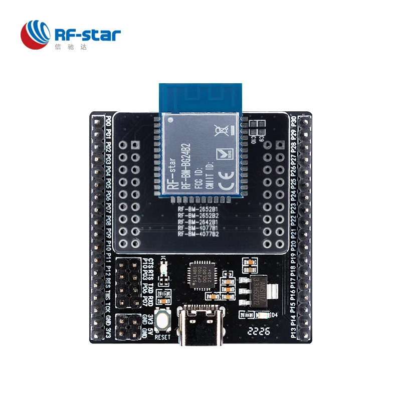 

EFR32BG24 BLE module RF-BM-BG24B2 development board EVB