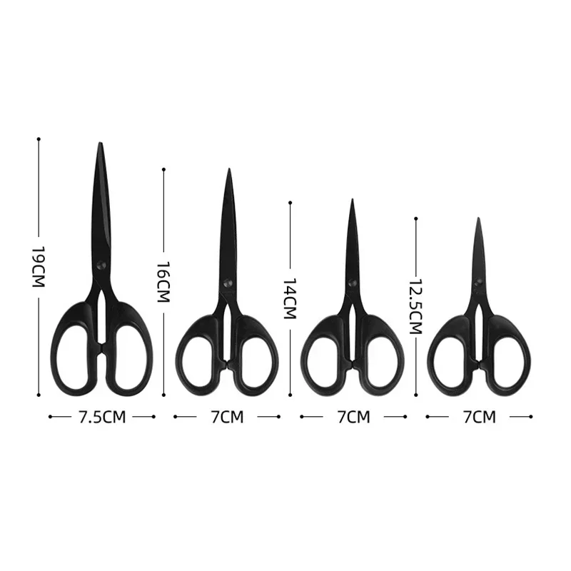 Black Sewing Scissors Tailor Scissors Sewing Shears Embroidery Scissor DIY Tools for Sewing Craft Office Fabric Thread Cutter images - 6