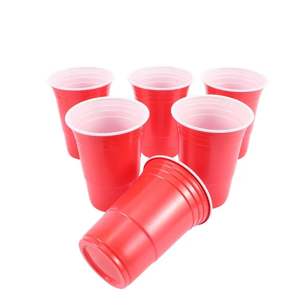 

Disposable 16 Oz Beer Pong Drinking Restaurant Houseware Event Juice Cup Household Plastic Cup Party Supplies