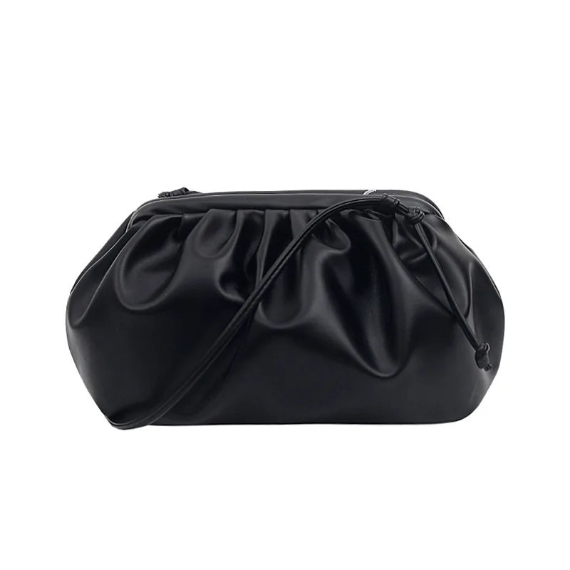 Women Handbag Cloud bag Soft Leather Madame Bag Single Shoulder Slant Dumpling Handbag