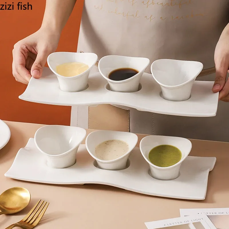 

Набор однотонной посуды неправильной формы, десерт в ресторане, подставка под суп, тарелка для молекулярной кухни, специальная посуда