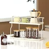 Light Luxury Multi-layer Storage Rack Water Cup Tea Cup Glass Rack Desktop Countertop Storage Rack Dining Table Storage Racks 4