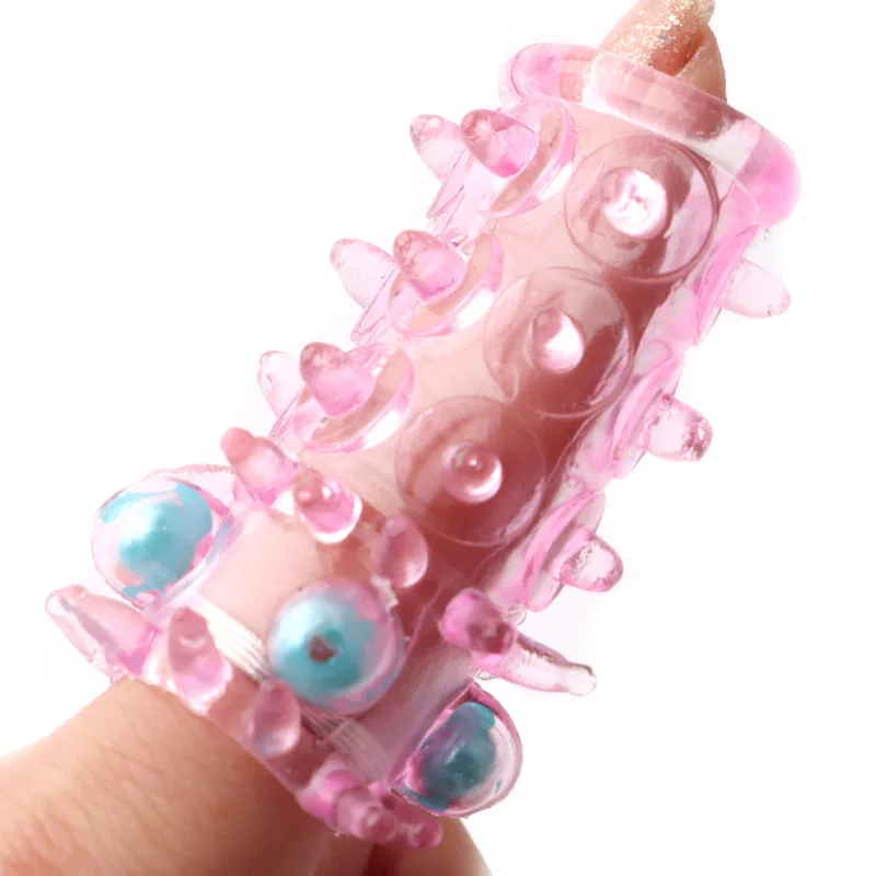 Rings Condoms Beads Enlargement for Men Sleeve Rubber Sex Toys for Adults Delayed Ejaculation Stimulat_voghion.com