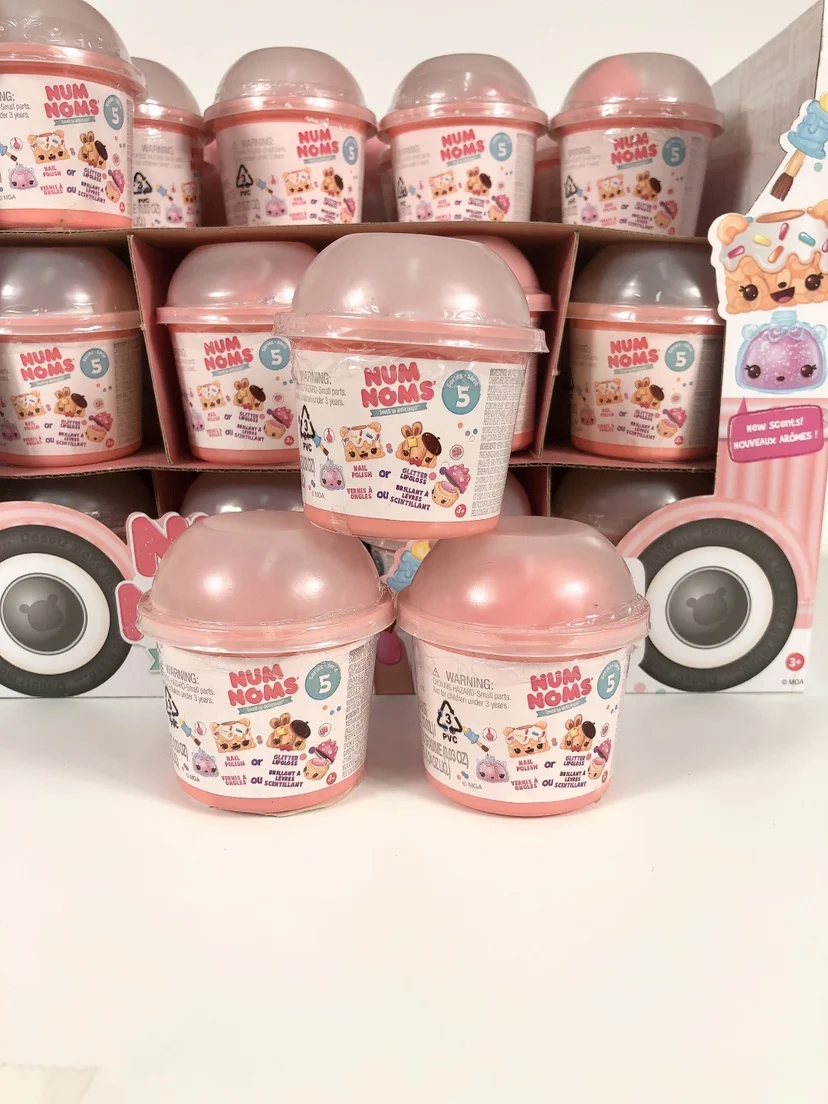 Scented Lip Gloss + Nail Polish Series 5 Surprise Num Noms Blind Bags 