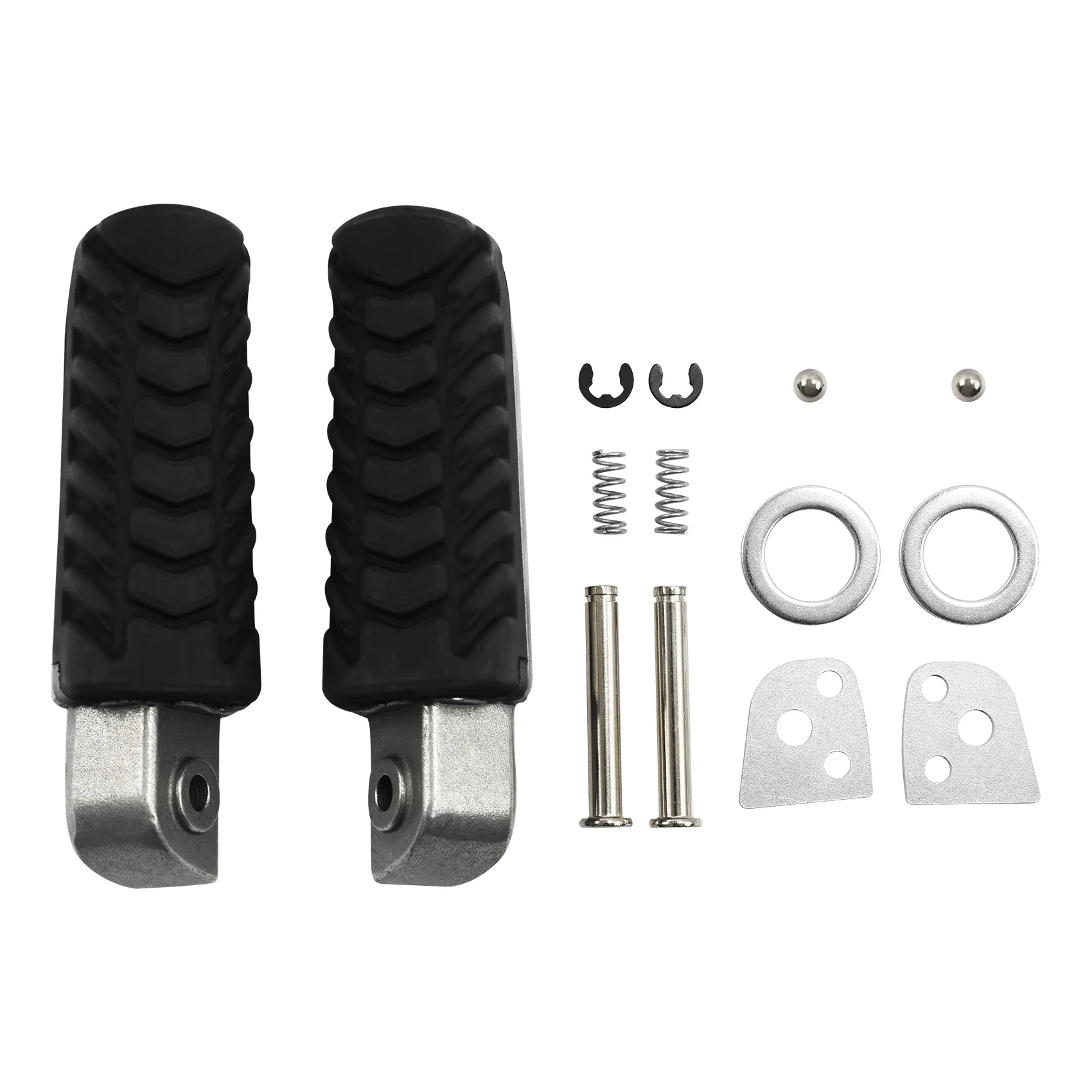 Motorcycle Accessories Motorcycle Footrests Motorcycle Foot Pedals Rear Passenger Footpegs Foot Pegs For Kawasaki Z650 Ninja 650-Motorcycle