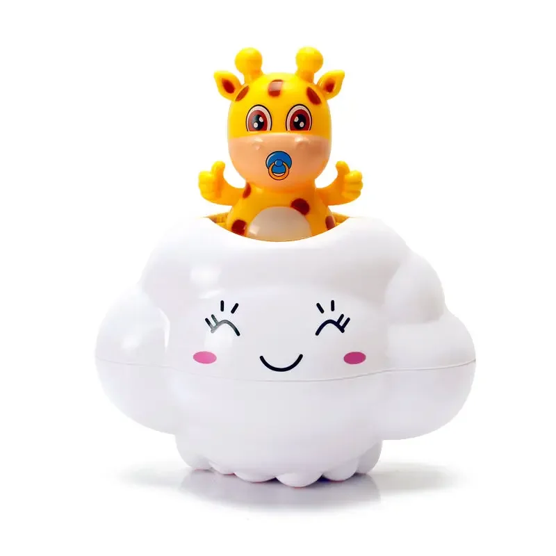Baby Bath Toy, Bathing Cute Swimming Water Spraying Clouds Shower Bath Summer Sprink Toy Kids Water Playing Bathroom Shower Tool 2