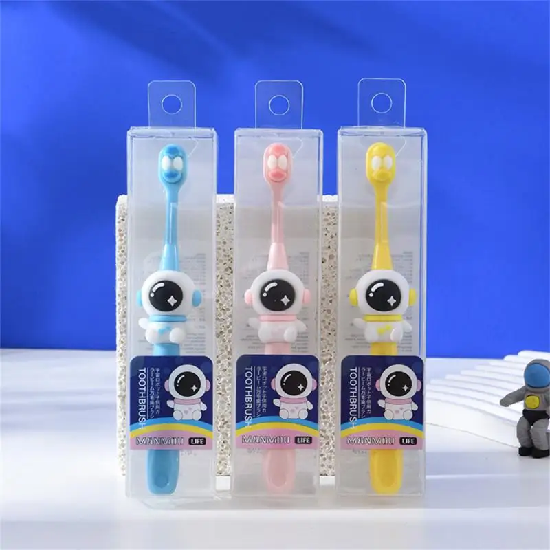 1~10PCS Soft Bristle Cartoon Spaceman Care Ultra Soft Toothbrush Children