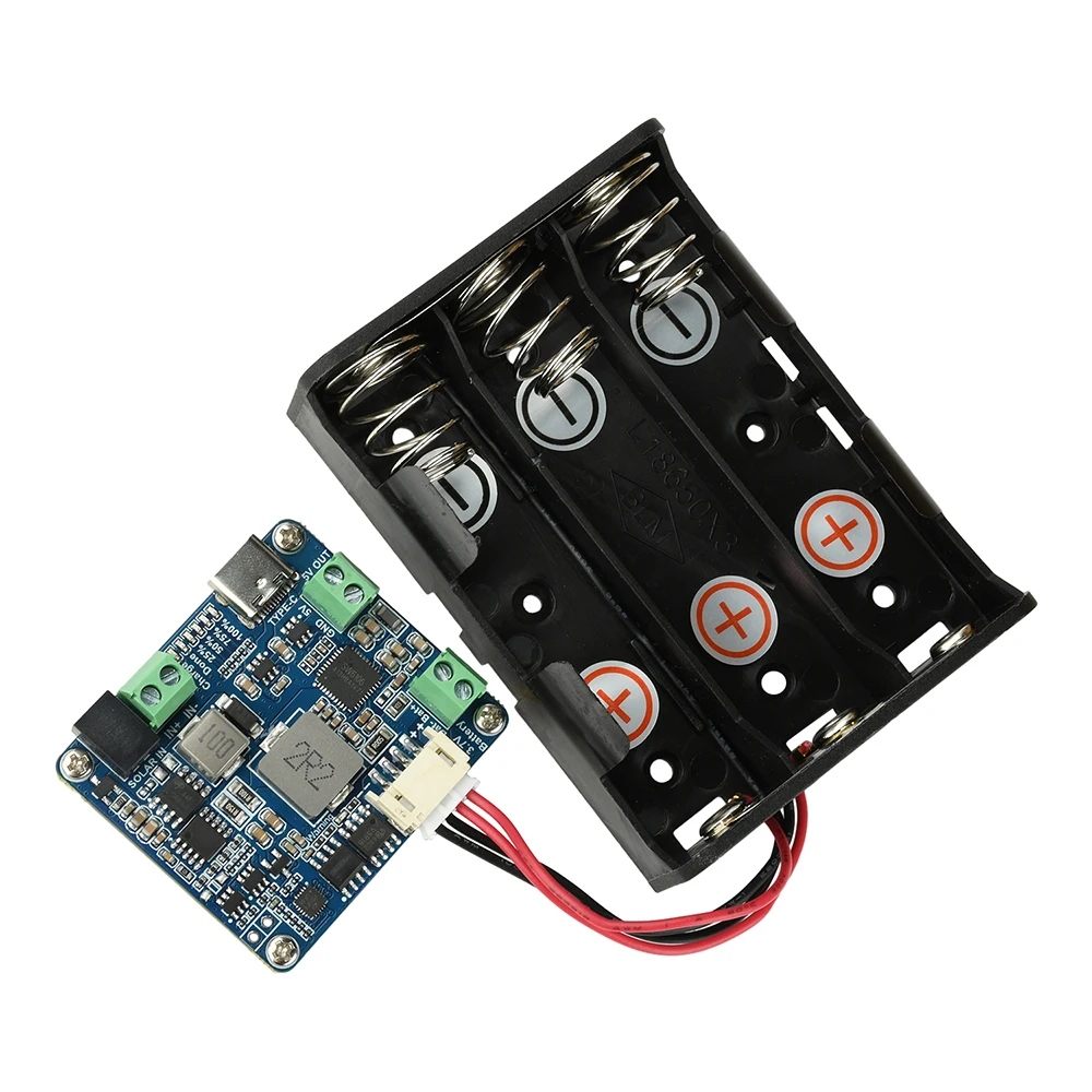 Solar Power Manager Module for Efficient Li-Battery Charging with 5V Output