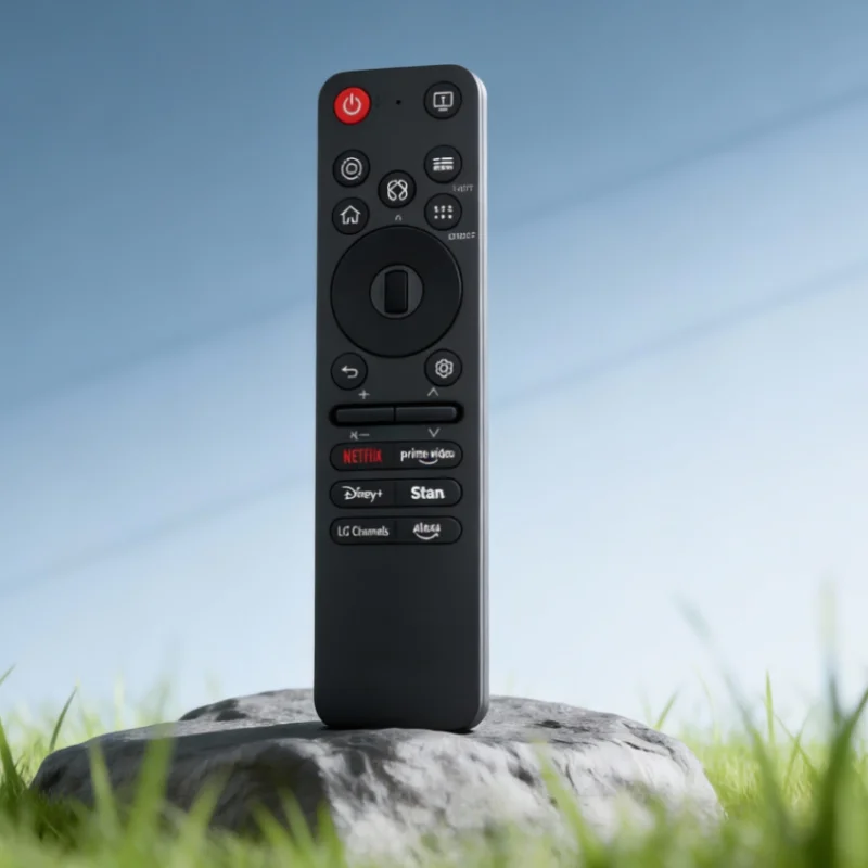 שלט רחוק קולי AKB76046608 להציע נוחות החזקת זעזועים ארגונומי לשימוש בתצוגה מורחבת של שלט רחוק קולי