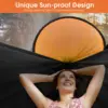 3 in 1 Camping Hammock with Mosquito Mesh Automatic Quick Opening Nylon Hammock Anti-Mosquito hanging Hammock tent for Outdoor 5