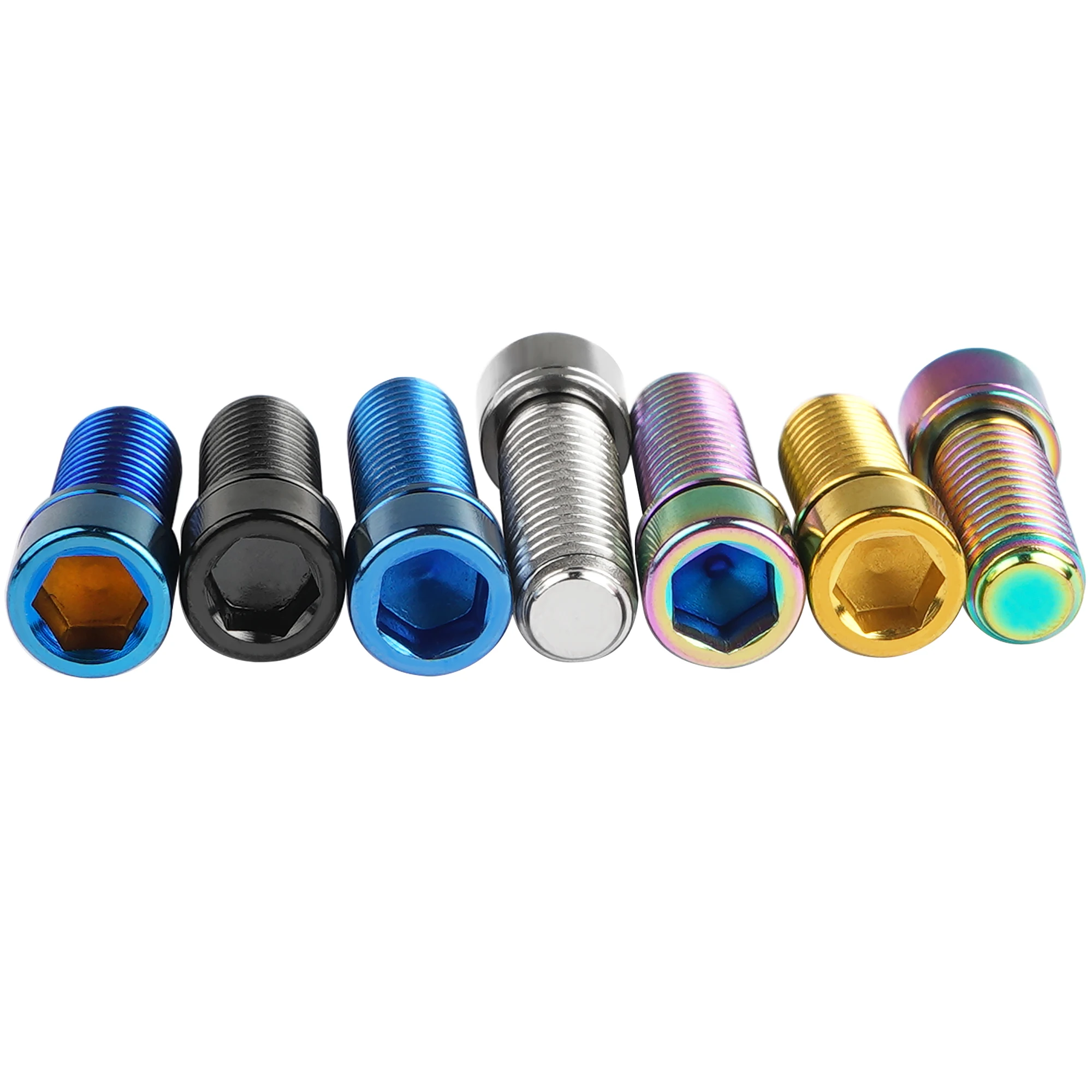 25mm parafuso hexágono com arruela para bicicleta guiador haste