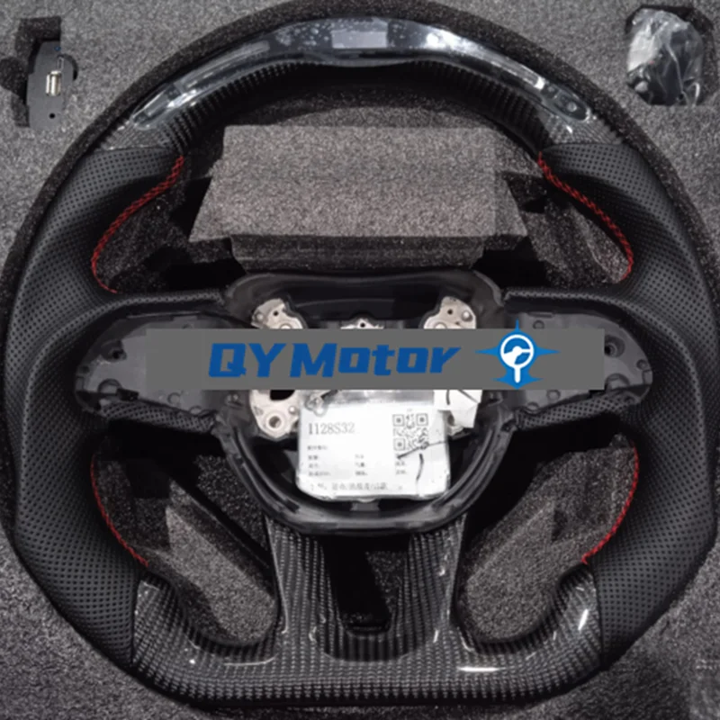 Светодиодный рулевое колесо из углеродного волокна для Dodge Challenger, Charger Durango HELLCAT 2015-2020 Jeep Grand Cherokee SRT 2014-2020 Светодиодный рулевое колесо из углеродного волокна для Dodge Challenger, Charger Durango HELLCAT 2015-2020 Jeep Grand Cherokee SRT 2014-2020