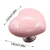 Push Button Toilet Flush Love Shape Toilet Button Assistant Sticky Drawer Pull Handle Home Decorative Bathroom Supplies 6