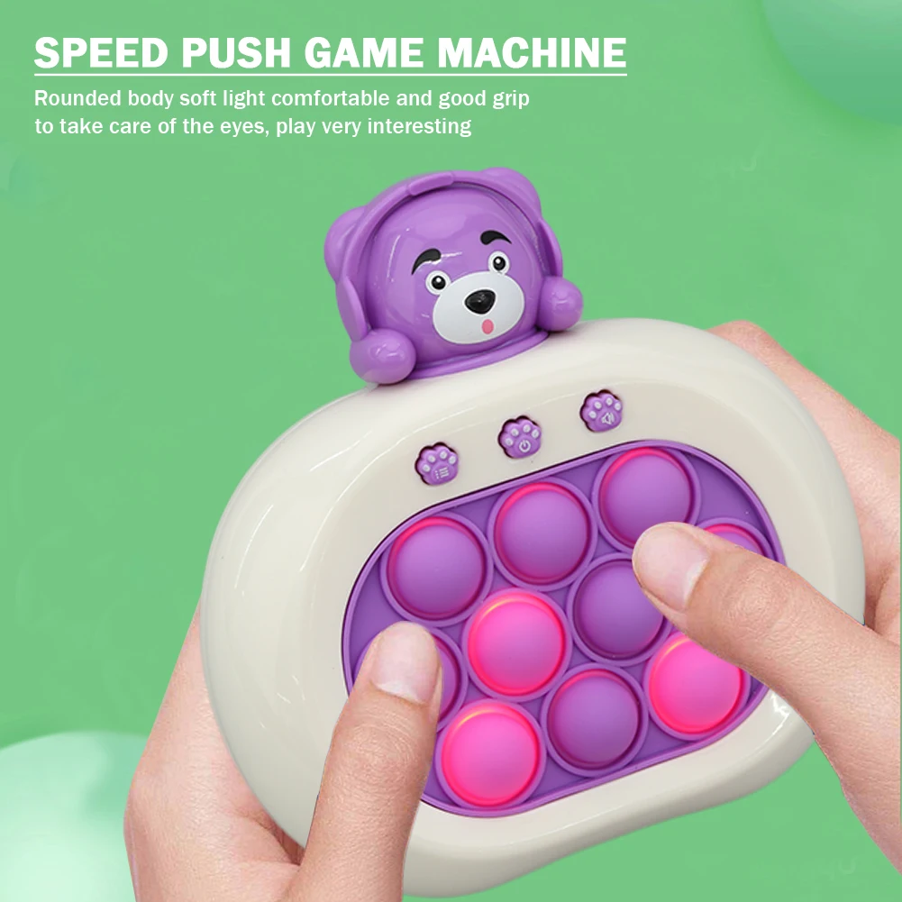 Push Bubble , Allumez Le Jeu De Poussée Rapide Et Rapide pour Soulager La  Pression, Électronique Push It Toys en Forme d'animal pour - Cdiscount Jeux  - Jouets