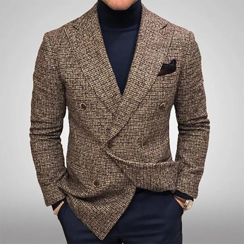 2024 Spring Casual Suit Gentleman Fashion Coat Men's Large