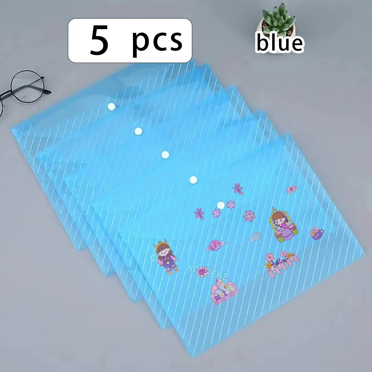 Bolsa de archivo transparente A4, bolsa de almacenamiento de documentos de  plástico, organizador de estudiantes, carpetas de bolsillo de información,  papelería, 5 uds. - AliExpress, image size:1200x1200