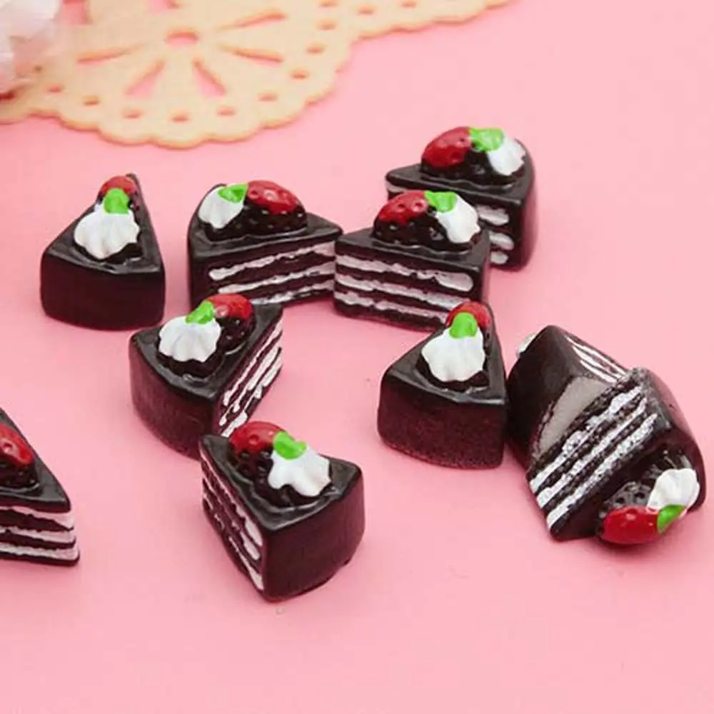 Pretend Play Toy Cake Cake Miniature Dollhouse MIniature DollHouse Cake Simulation Cake Toy Kitchen Kids Toys 4