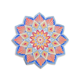 Mandala Enamel Pin - Psychedelic Art & Meditation Jewelry (HQ5112106YY)