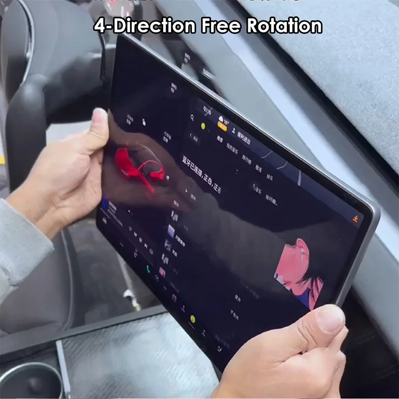 Suitable For Tesla Model 3/Y/Renewal 3 Renewal Y 40&deg; Central Control Screen Rotating Bracket Accessories