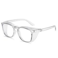 Enhanced Vision Safety Goggles - Anti - Blue Light, Anti - Fog, Impact Resistant, Debris & Splash Protection (Transparent grey)