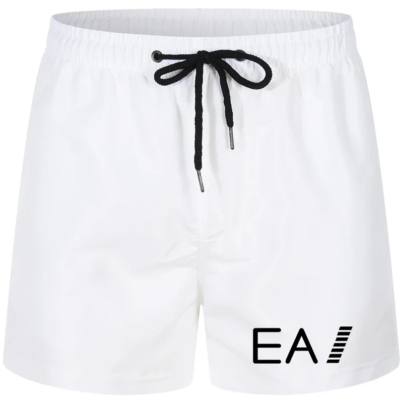 New Men's Swimwear Shorts Summer Brand Beachwear Sexy Swim Trunks Men Swimsuit Low Waist Breathable Beach Wear Surf Male Trunks