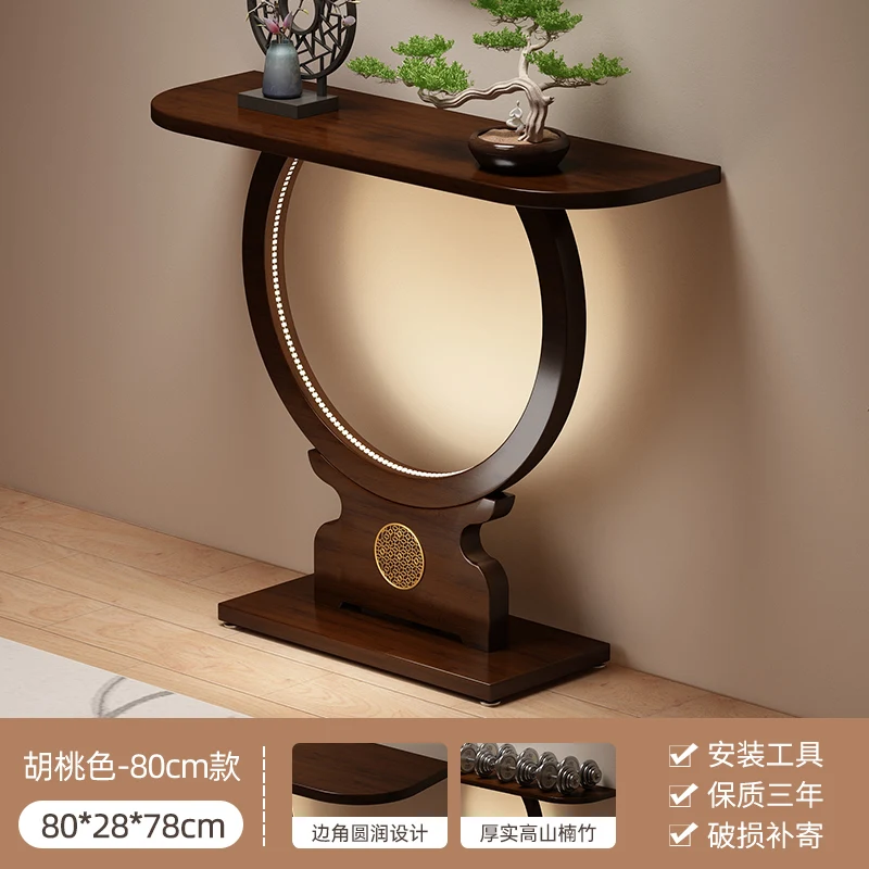 שולחן קונסולה אירופאי אלגנטי וינטאג' אסתטי מגניב שולחן קונסולה קלאסי פשוט רוסטי מסה אסטרשה רהיטי בית