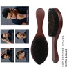 Men Afro Pro Wave Brush Curve 360 Wave Brush Bristles and Nylon Beard Styling Brush 1