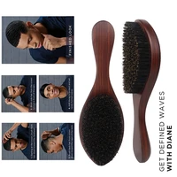 Men Afro Pro Wave Brush Curve 360 Wave Brush Bristles and Nylon Beard Styling Brush 1