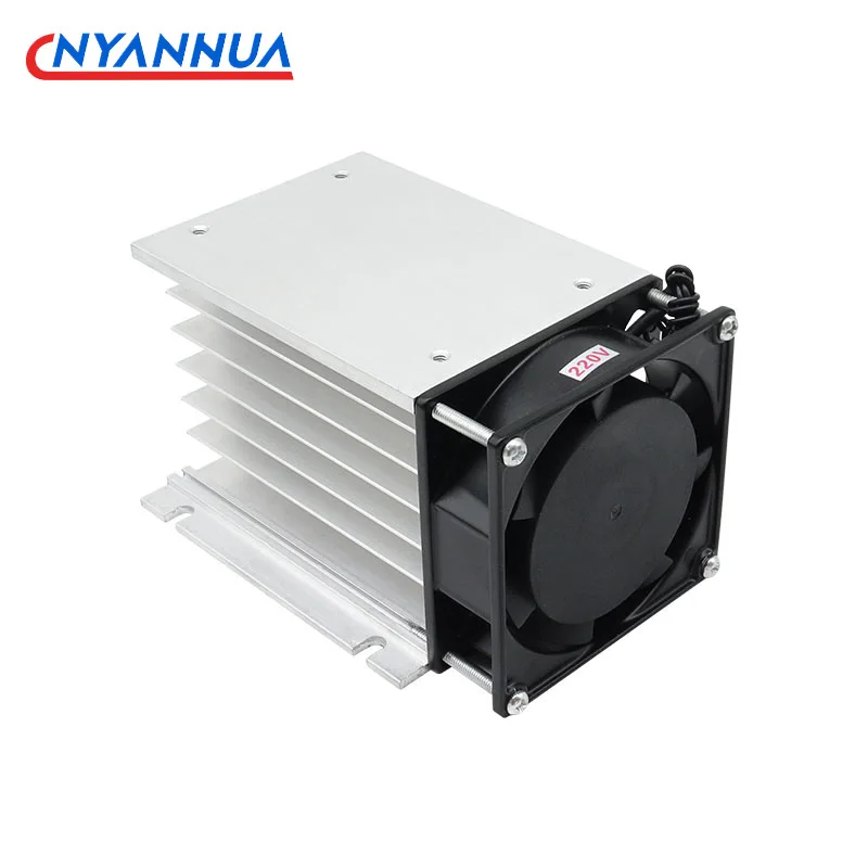 S1 F80 F90 Aluminum Profile Radiator For Voltage Regulating Soft Start Module 110*100*80mm