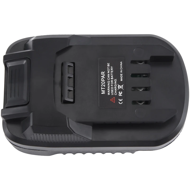 1 Pz Mt20Par Adattatore Batteria Abs Nero Per Batteria Makita 18V A Convertitore Batteria Agli Ioni Di Litio Lidl Parkside X20V