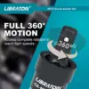 Libraton Swivel Socket Set Impact Swivel Socket Set, Wobble Socket Impact Grade Universal Joint 1/4" 3/8" 1/2" Drive Cr-Mo Steel 4