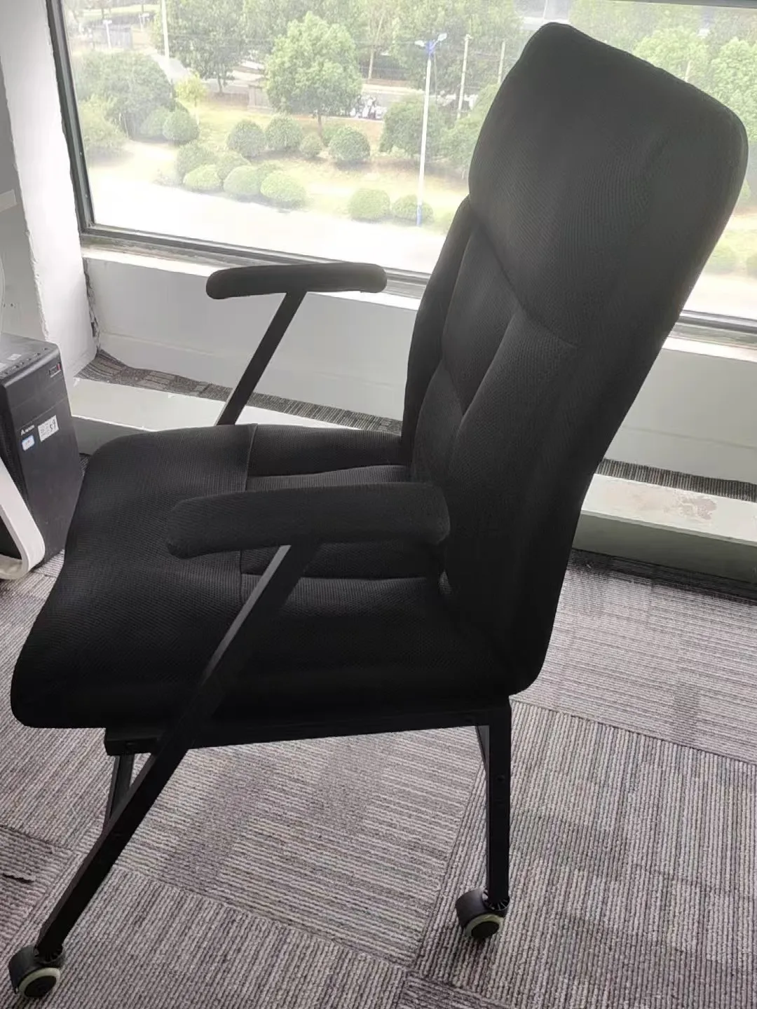 Mobili ergonomici per sedie da ufficio reclinabili - Scrivania regolabile con funzione di inclinazione con blocco multiposizione per mobili da ufficio domestico - immagine 6