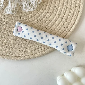 ผ้า Bowknot Grid Data Cable Tie INS ผ้าสายไฟ, น่ารักนํากลับมาใช้ใหม่สายรัดสําหรับหูฟัง/สายข้อมูล 14