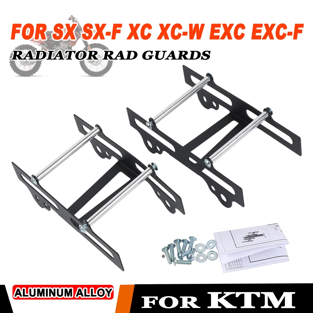 

Motorcycle Accessories For KTM 125 200 250 300 SX EXC SX-F EXC-F RADIATOR RAD GUARDS Side Protective Cover Bracket Protector