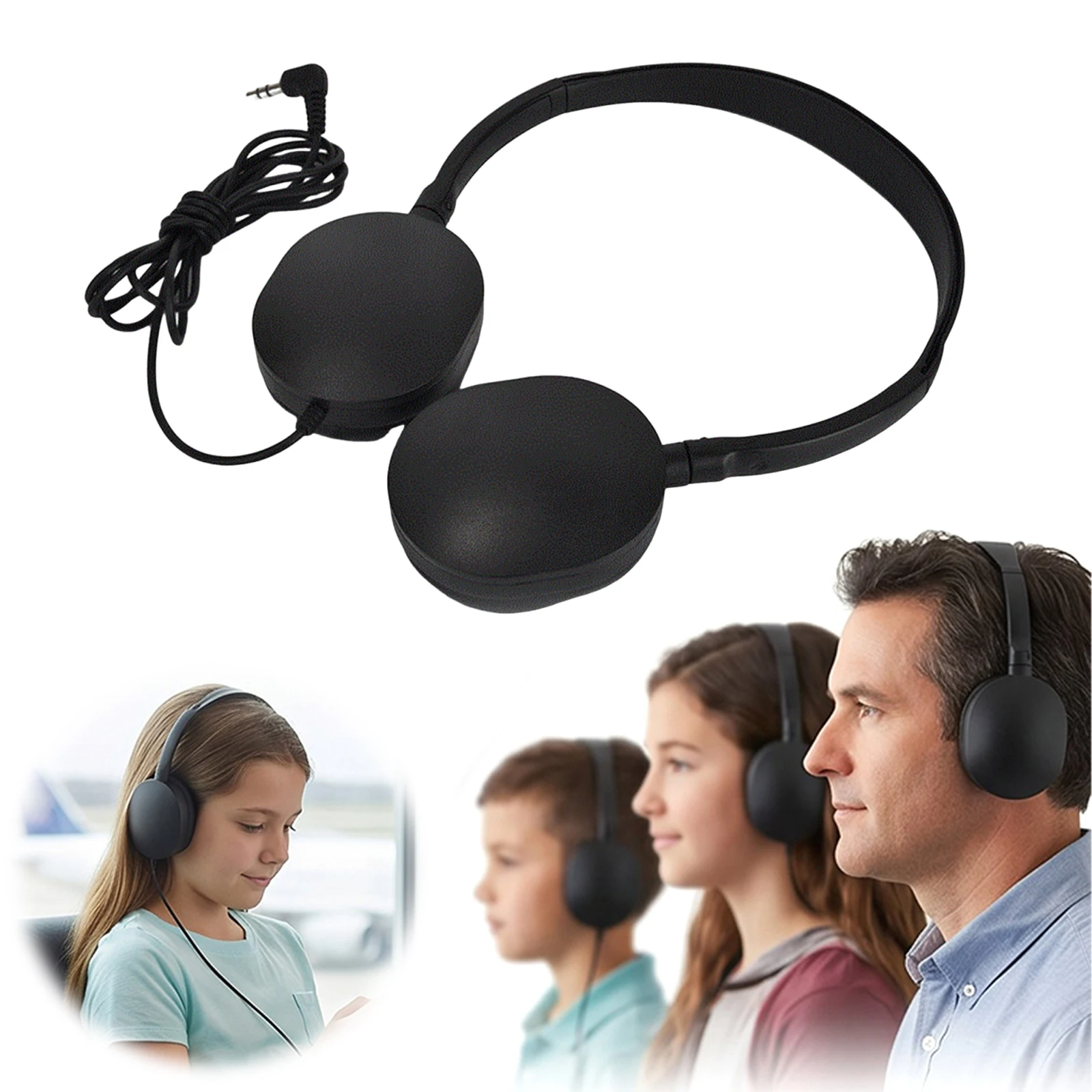 Premium Wired Studio Headphones with 50mm Drivers