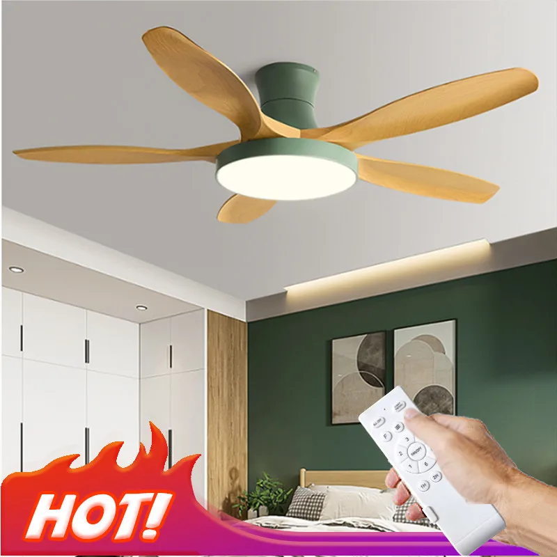Nordic Creative Ceiling Fans 5 Blade Ventilador de techo Ceiling Fan