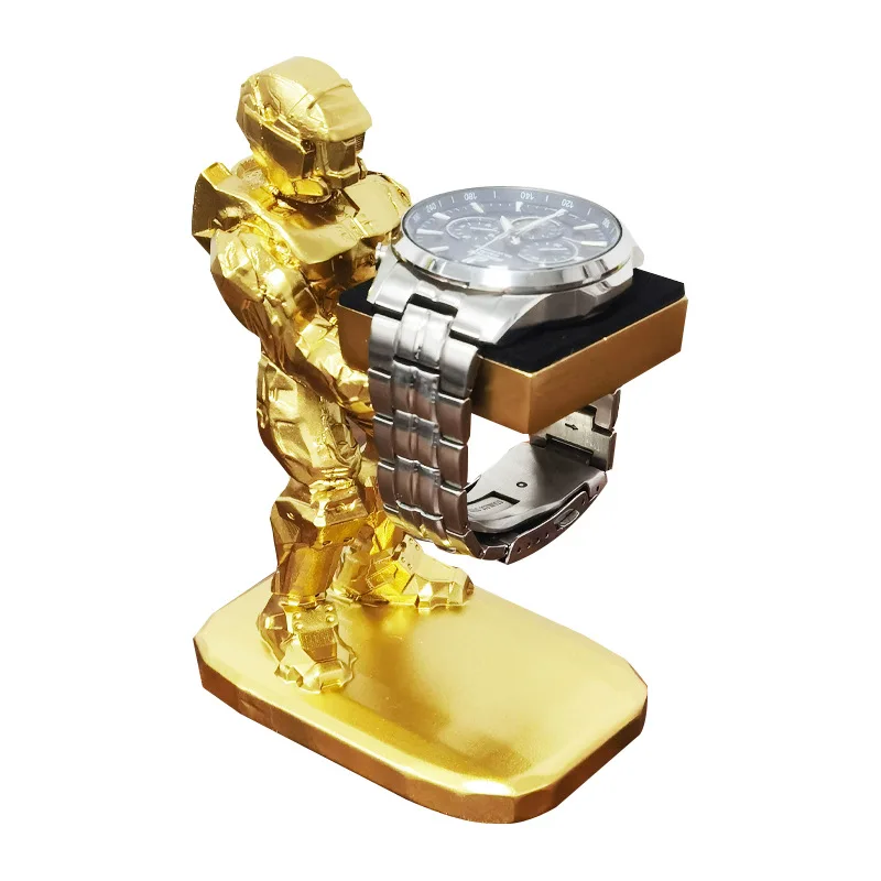 Wireless Apple Watch Charge Stand Iwatch Robot Samurai Watches Holder Support Original Watch Stand for Charging Base Storage