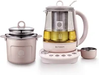 K2693 Health Pot, Health-Care Beverage Electric Kettle with Thickened Glass, 9-in-1 Fully Automatic Programmable Brew Cooker 1