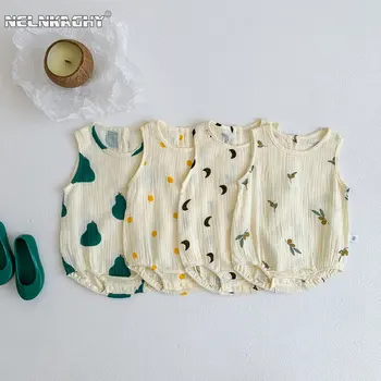 Wrinkle Cotton Baby Jumpsuit 1