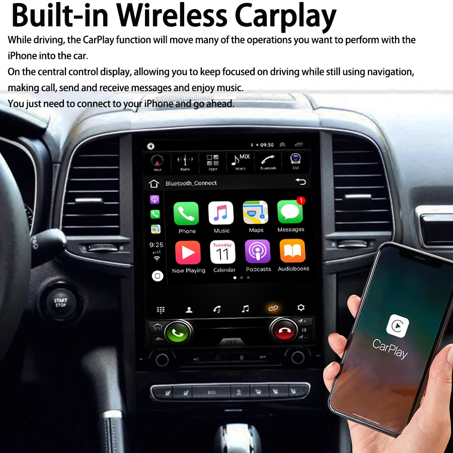 2 Din Android 13 For Renault Koleos Megane 4 Samsung SM6 Talisman 2017-2019 Tesla Style Car Stereo Radio Multimedia Video Player