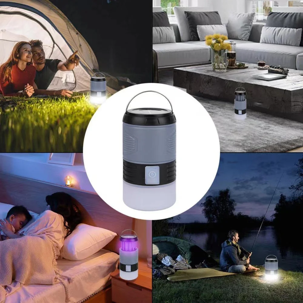 Portable USB Rechargeable Solar Mosquito and Insect Zapper with UV Light