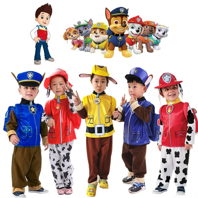 Disfraz De La Patrulla Canina Para Niños Y Niñas, Traje De Chase, Rocky  Zuma, Skye Rubble, Para El Día De Los Niños - Trajes De Cosplay - AliExpress