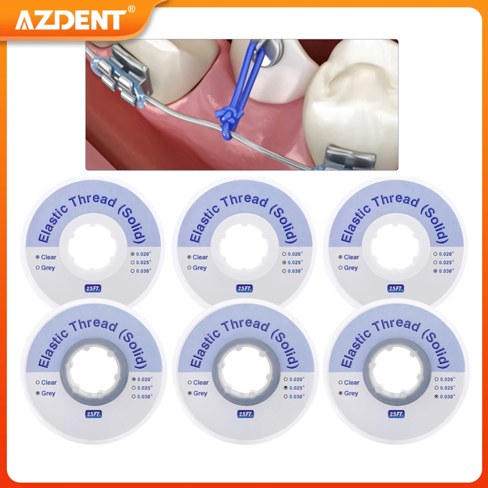 Kit Legature Elastiche Ortodontiche AZDENT – Tubi E Cera Per Apparecchio Dentale