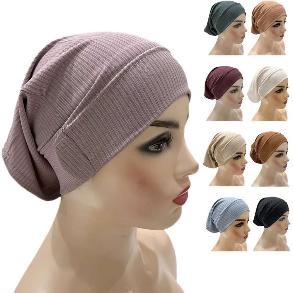 

Нижний шарф, внутренний хиджаб для женщин, мусульманская шапочка, тюрбан, хлопковый головной платок, мусульманский головной убор, шапка