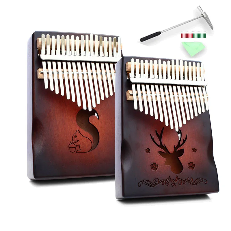 

17 Keys Kalimba Thumb Piano High Quality Handguard Wood Body Musical Instruments Calimba Finger Piano Christmas Gifts For Kids