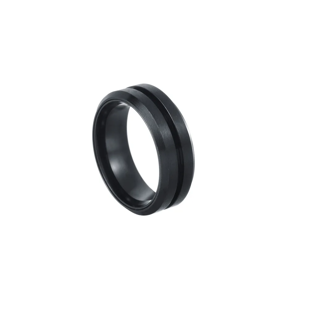 Anxiety Fidget Spinner Rings for Men Male Black Stainless Steel Spinning Rotate Ring for Women Anti Stress Accessories Jewelry stainless steel ring finger ring fidget spinner ring