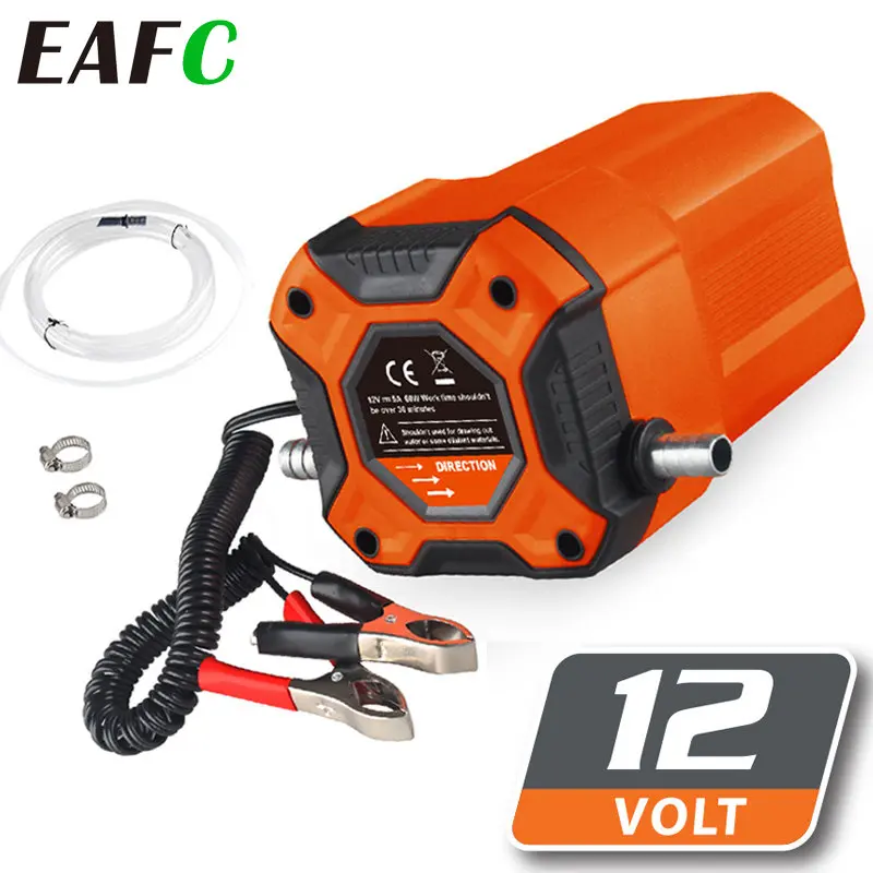 Pompa di aspirazione dell'olio per auto elettrica EAFC 12V 60W Pompa di aspirazione del fluido dell'olio motore per l'erogazione del carburante per auto, moto, barca