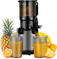 Press Juicer Machines, 5.3" Extra Feed Chute Masticating Juicer Fit Whole Vegetable and Fruit, Self Feeding Slow Pure Juicer Eas 1